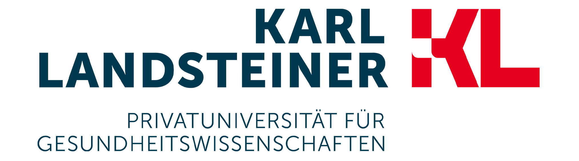Logo der KL Karl Landsteiner Privatuniversität für Gesundheitswissenschaften Krems