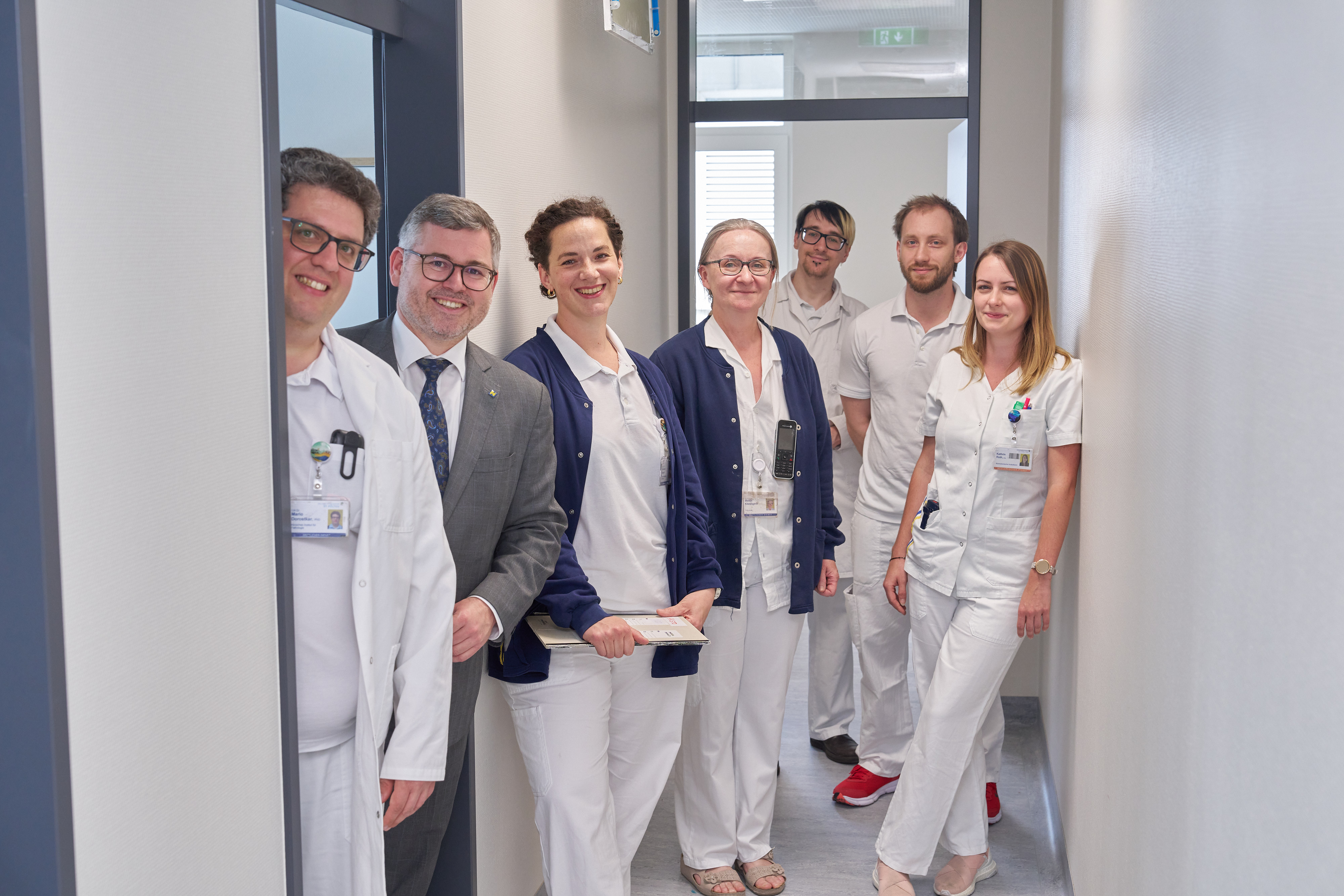 Pathologie-Team mit LR Schleritzko